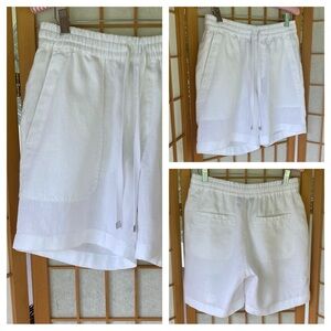 Lauren Ralph Lauren White Linen Shorts SZ 2